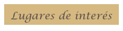 Lugares de interés